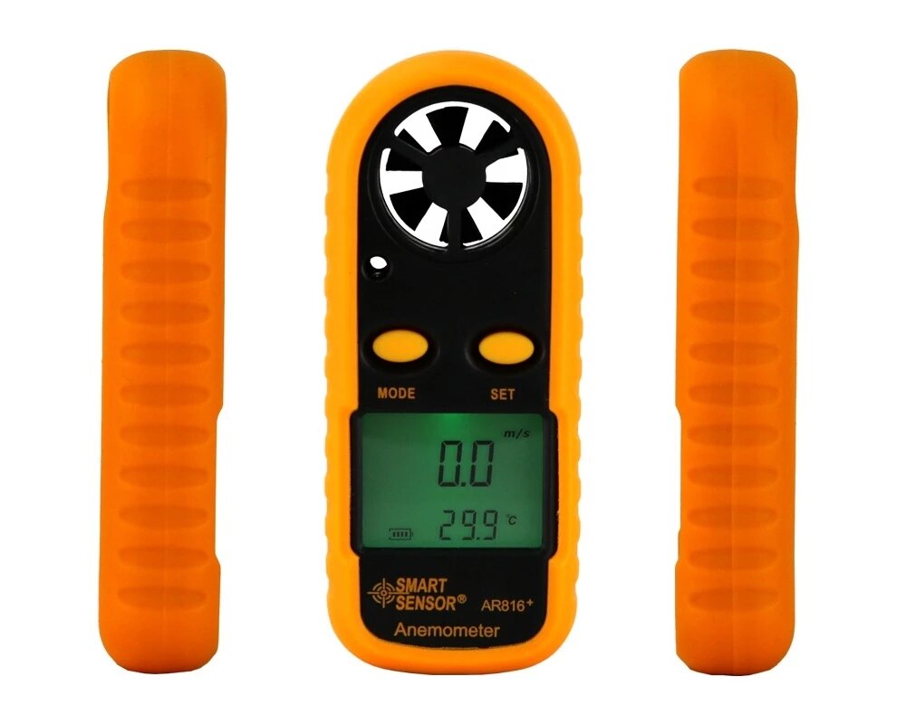 Goedkope Prijs Air Anemometer Velocity Meter Digitale Windsnelheid Meten Apparaat