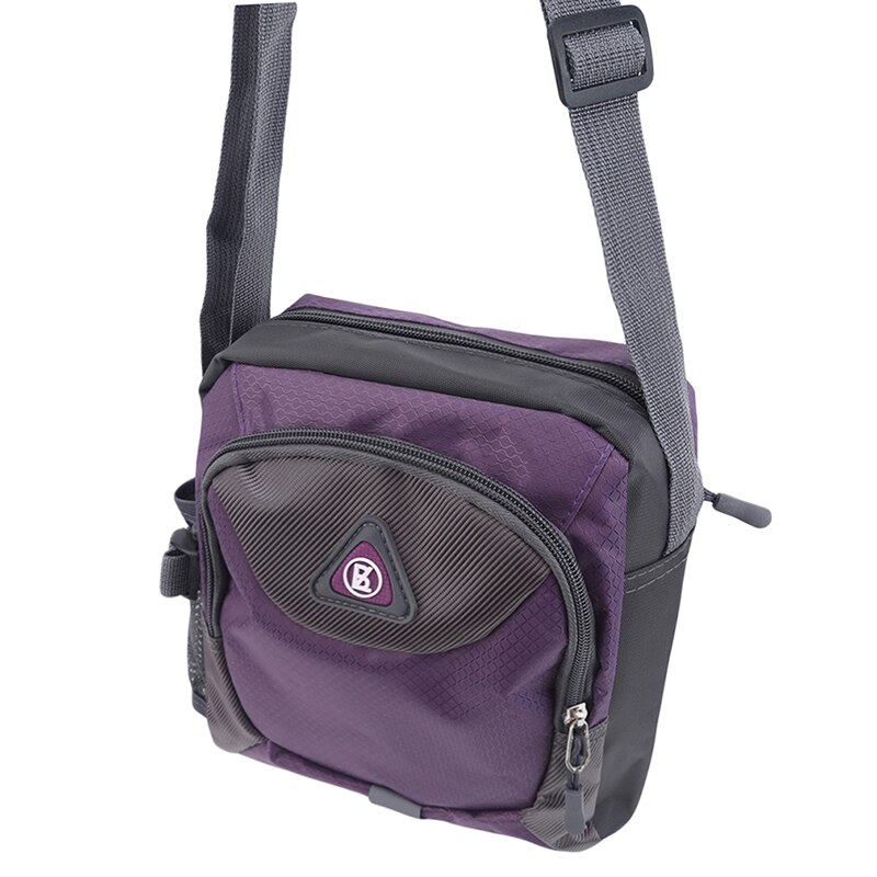 Mobile Phone Small Pouch Case Ladies Sports Flap Shoulder Bag Coin Purse Mini Cell Bags Storage: purple