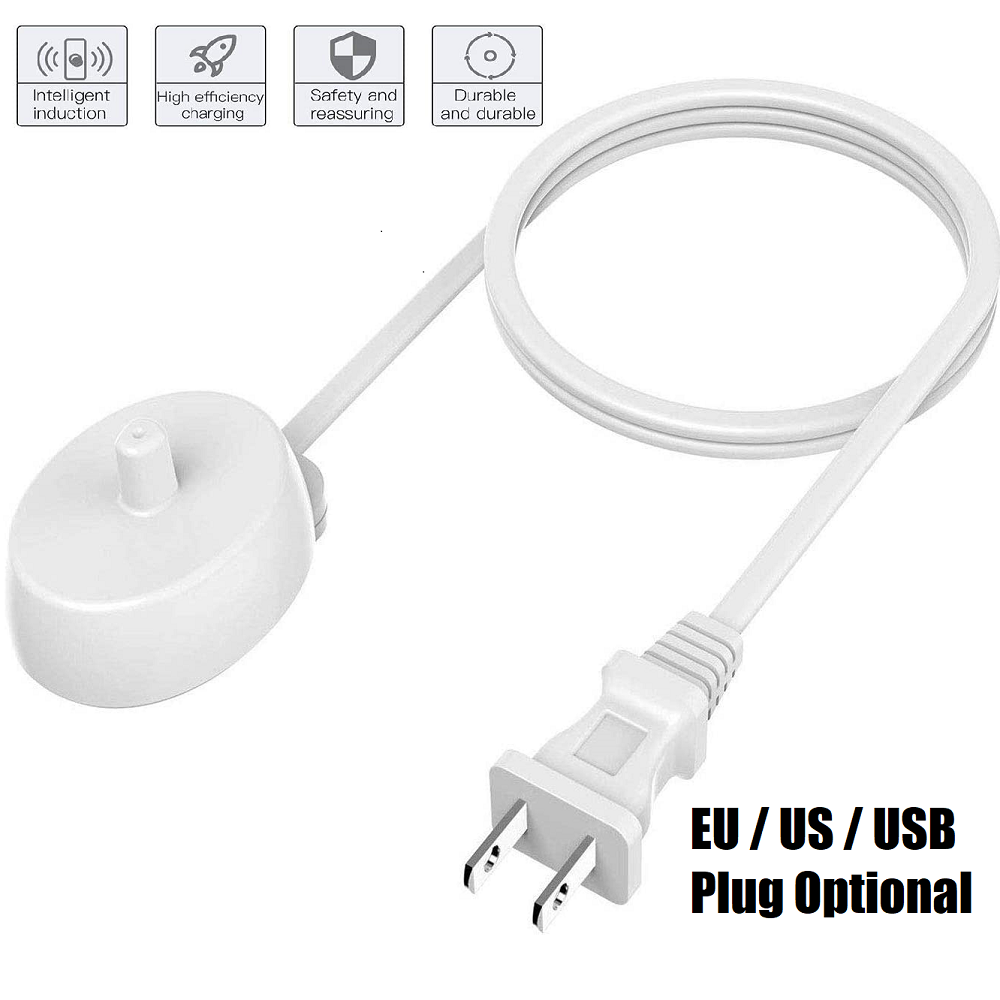 Chargeur de remplacement pour brosse à dents électrique Oral B, alimentation du cordon d'alimentation, Base de charge inductive modèle 3757, chargeur de voyage Portable
