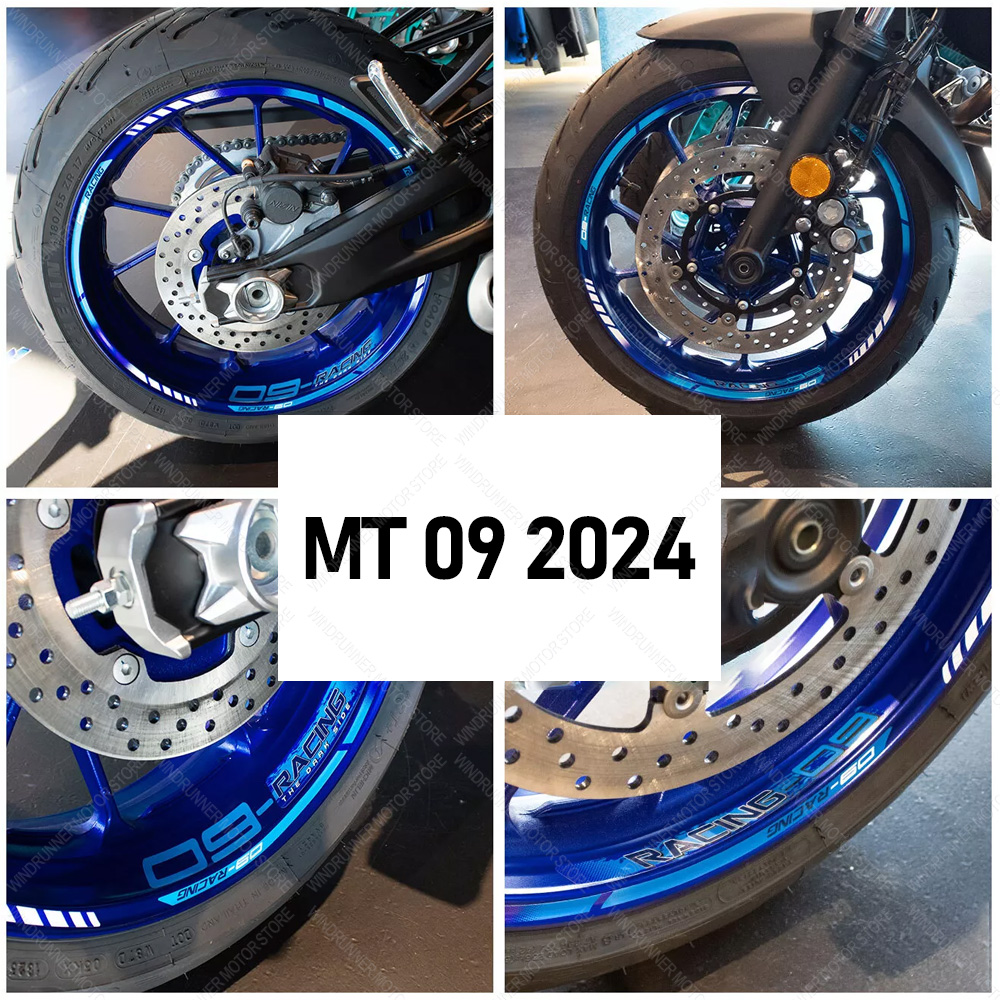 Motorrad zubehör wasserdicht schutz Rad aufkleber epoxidharz schutz aufkleber für MT-09 2024