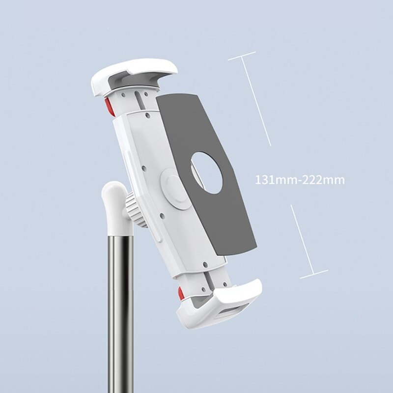 Round base floor stand for ipad iphone 4-12,9 inch adjustable tablet holder for mobile phones pad  n0pb