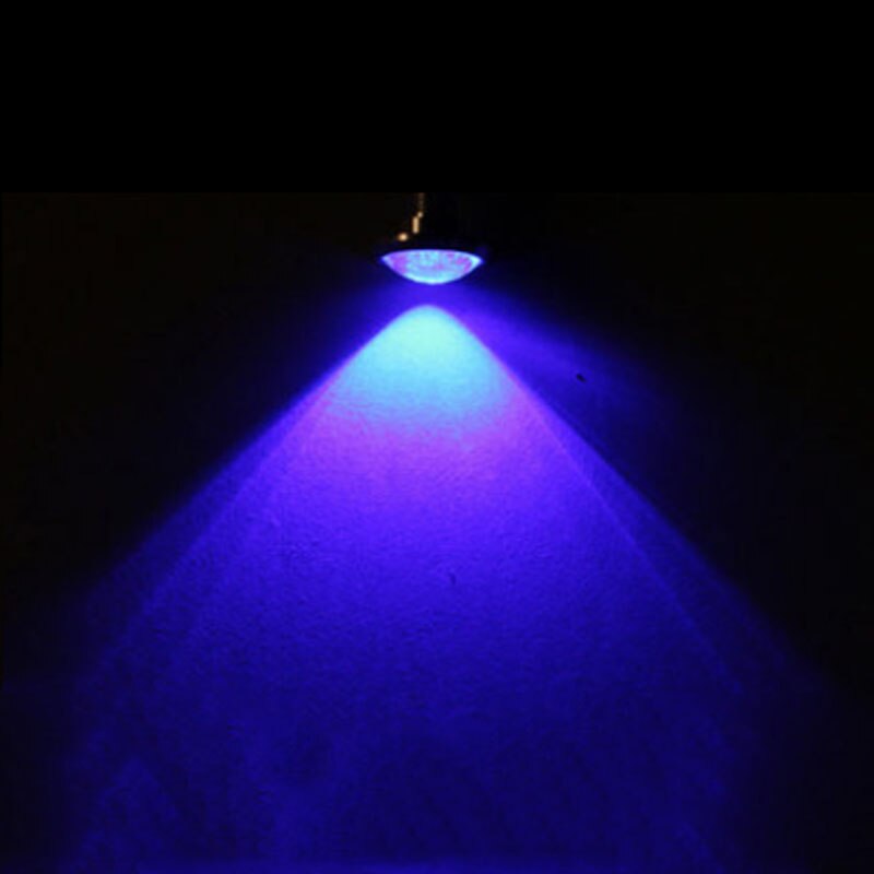 4x nedsænket ledet bådlampe  ip68 vandtæt undersøisk havnebåd fiskeri natlys 12v udendørs ført piscina luz spotlight: Blå