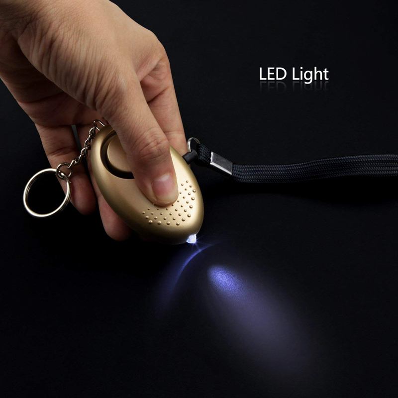 Personenalarm, notfall-sicherheitsalarm-schlüsselanhänger mit Mini-LED-licht