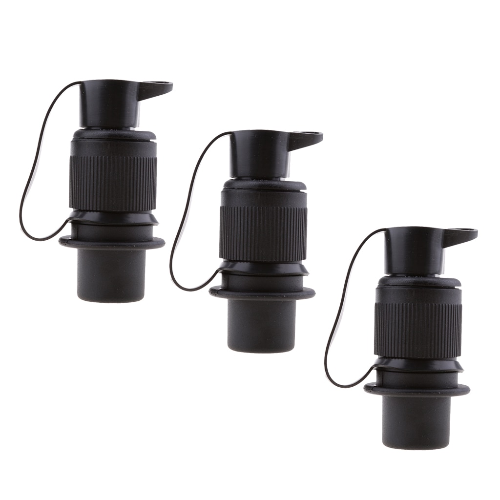 3 x Waterproof Electrical Cable Wire 3 Pin Connector Outdoor Plug Socket