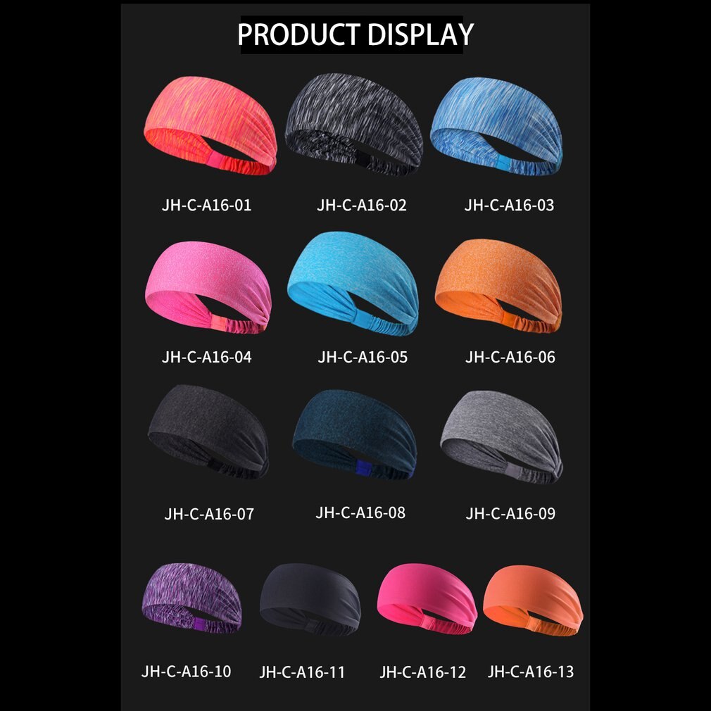 Women's sports yoga headband, antiperspirant turban, quick-drying sweatband, running headband, fitness headband