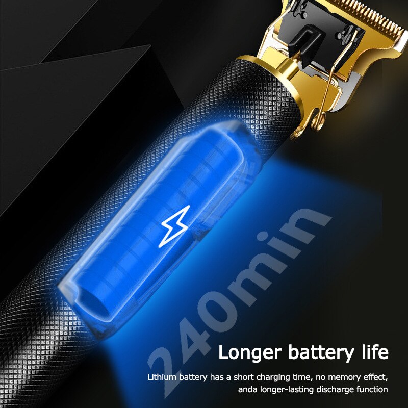 Elektrische tondeuse, oplaadbare scheerapparaat, draadloze tondeuse voor mannen