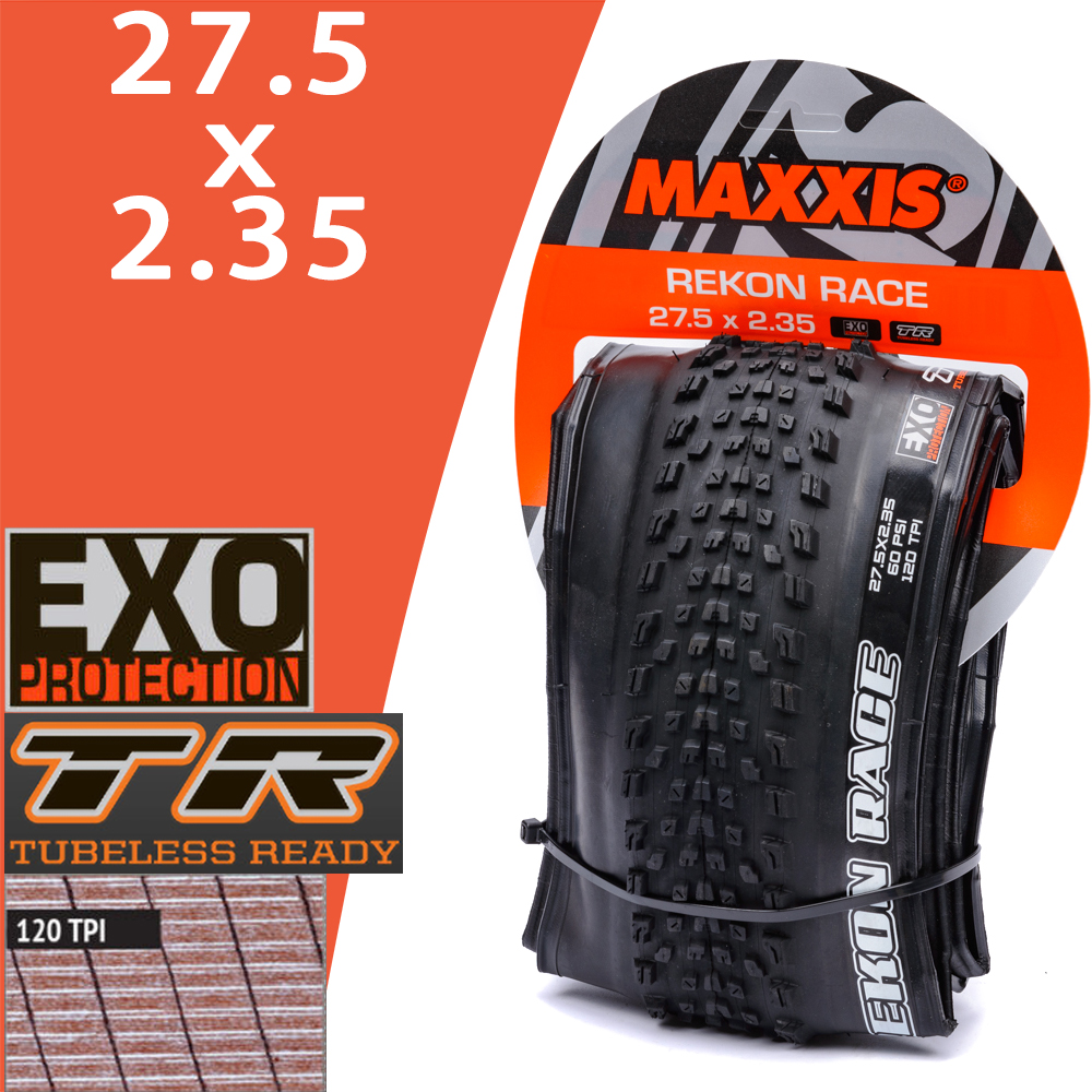 MAXXIS REKON RACE pliant vtt pneu de vélo 27.5x2.00/2.25/2.35 29x2.25/2.40 Original pneu de vélo sans chambre XC pièce de cyclisme tout-terrain: Rouge