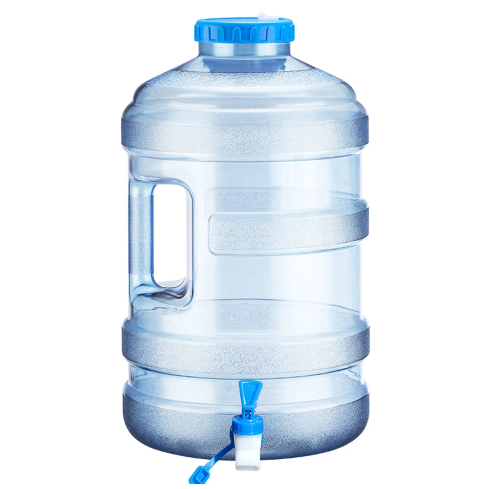 15-28L Drinking Water Bucket Driving Pure Water Tank Water Storage Carrier with Faucet for Outdoor Camping Cooking Picnic Hiking: Clear