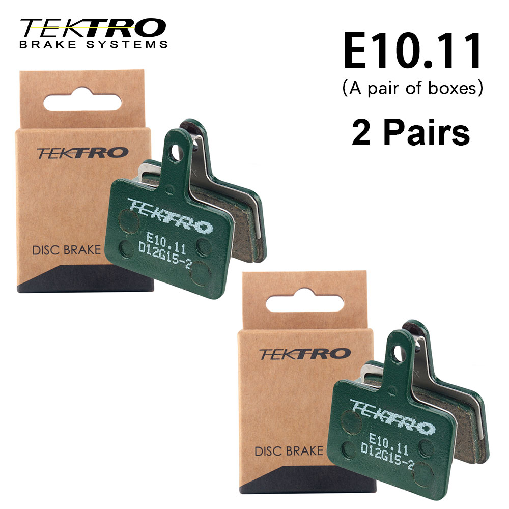 Pastillas de freno de disco Tektro MTB, pastillas de freno de disco hidráulicas de resina metálica, pieza de repuesto para freno de bicicleta de montaña para Shimano B01S: Amarillo claro