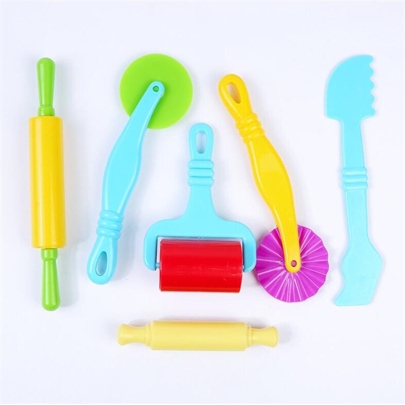 Plasticine Mold Modeling Klei Kit Slime Speelgoed Voor Kind Diy Plastic Playdough Set Gereedschap Kid Cutters Mallen Spelen Deeg speelgoed