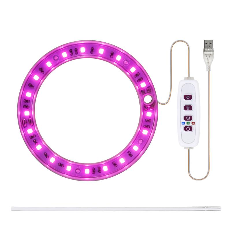 Luz LED de espectro completo para cultivo de plantas, lámpara Phyto Grow, USB, 5V, iluminación para crecimiento de plantas de interior: 01