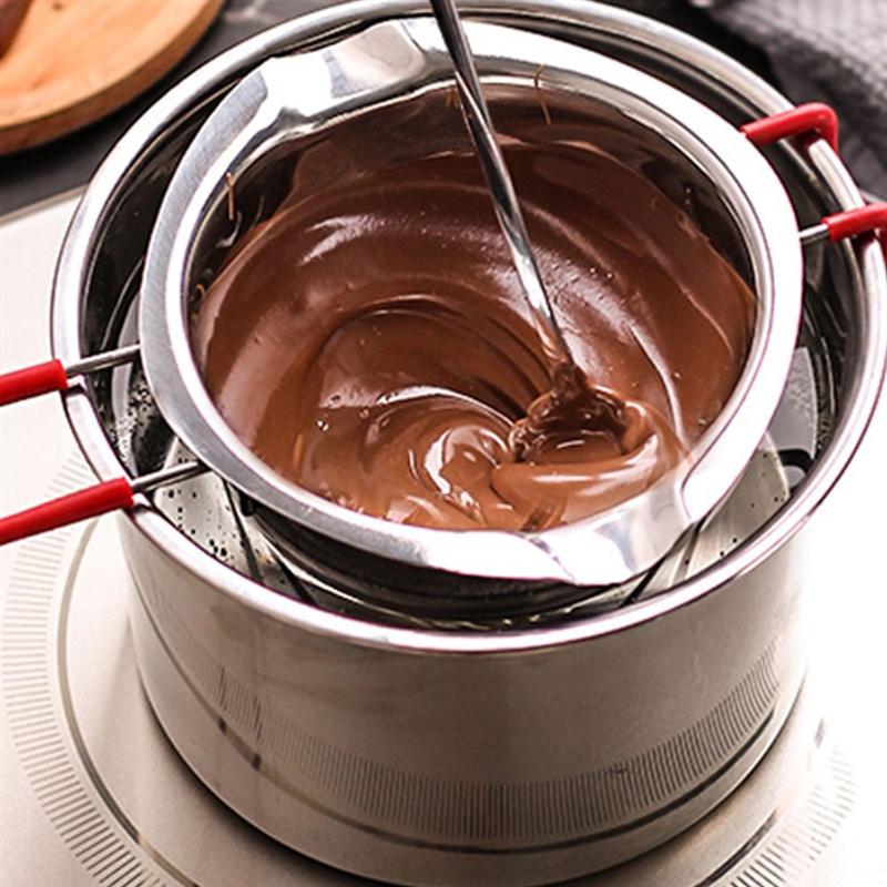2 Stuks Chocolade Potten Rvs Potten Smelten Bowls Keuken Benodigdheden Chocolade Melting Pot Verwarming Pot Boter Smelten Pot