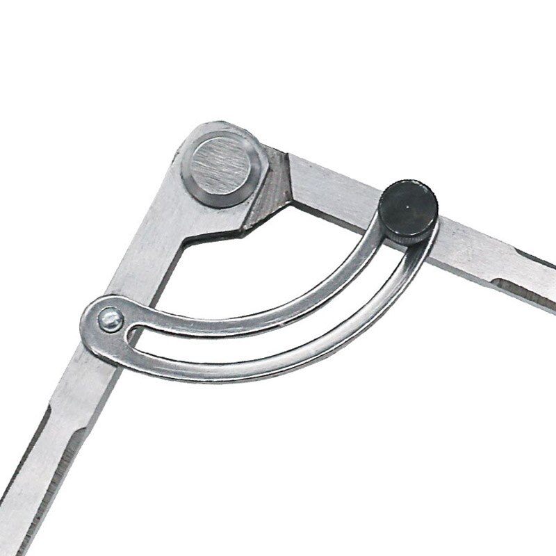 Afstand kompas justerbart læder håndværk roterende værktøj scriber diy kant krøllesøm fløjdeler tværlinie kompasser okt 998