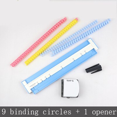 Multifunctional Multi-hole Punch A4 Paper 30-hole B5 26-hole A5 20-hole Binding Clip Daolin Loose-leaf Punch Diy Manual Punch: A07