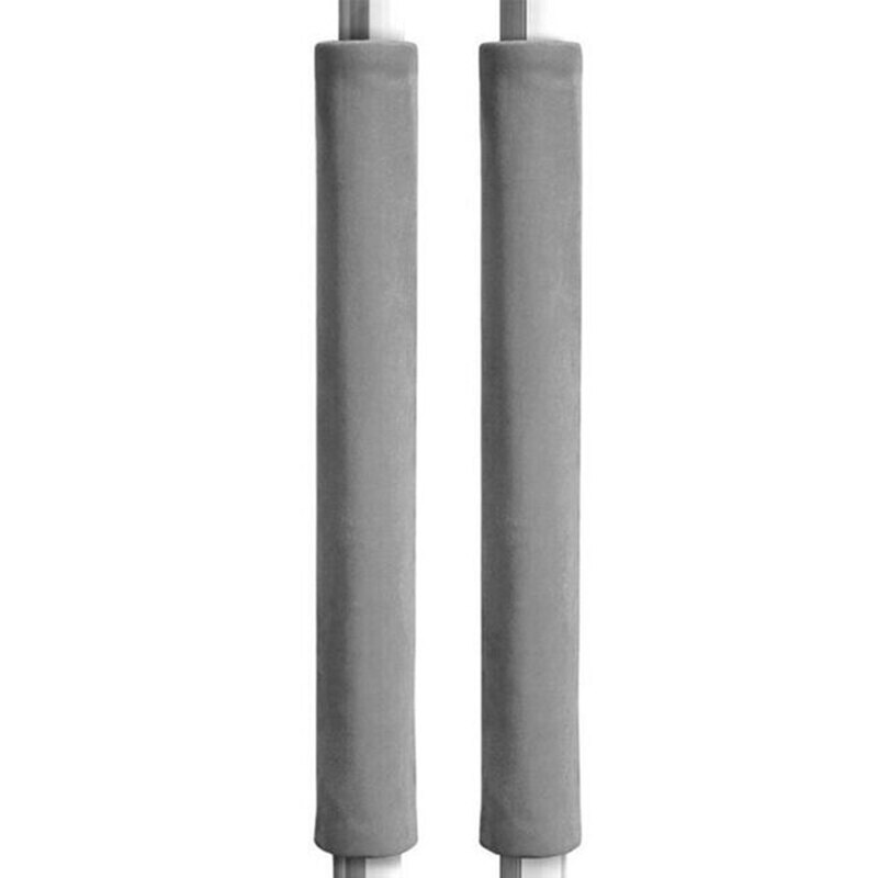 1 Pair Refrigerator Handle Glove Handle Cover Fridge Handle Covers DIY Refrigerator Sleeve Door Knob Covers Velvet Cloth Covers: grey