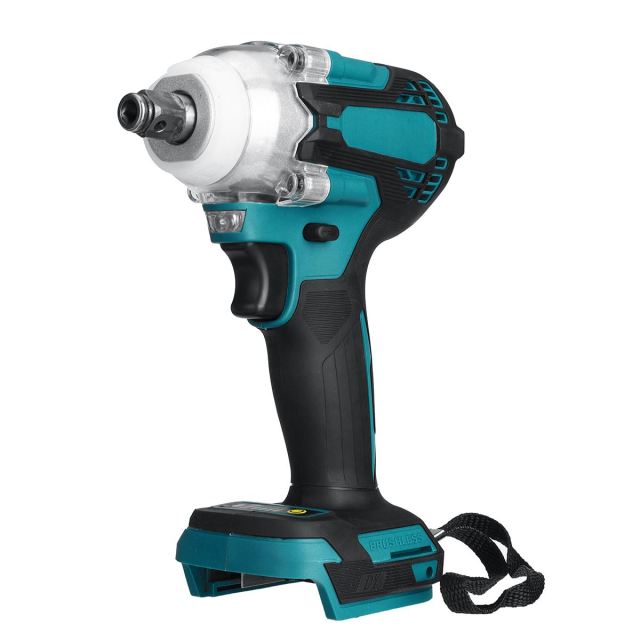2 In 1 18V Brushless Wrench Cordless Electric Screwdriver Electric Impact Wrench Torque 1/2inch for Makita 18V Battery: Default Title