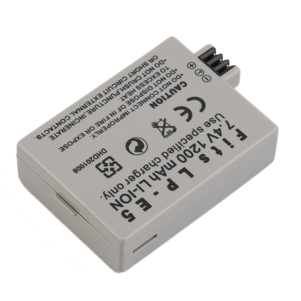 Batterie LP-E5 Et Chargeur USB Pour Appareils Photo Canon - Compatible EOS 450D, 500D, 1000D, Rebel XS, XSi, T1i