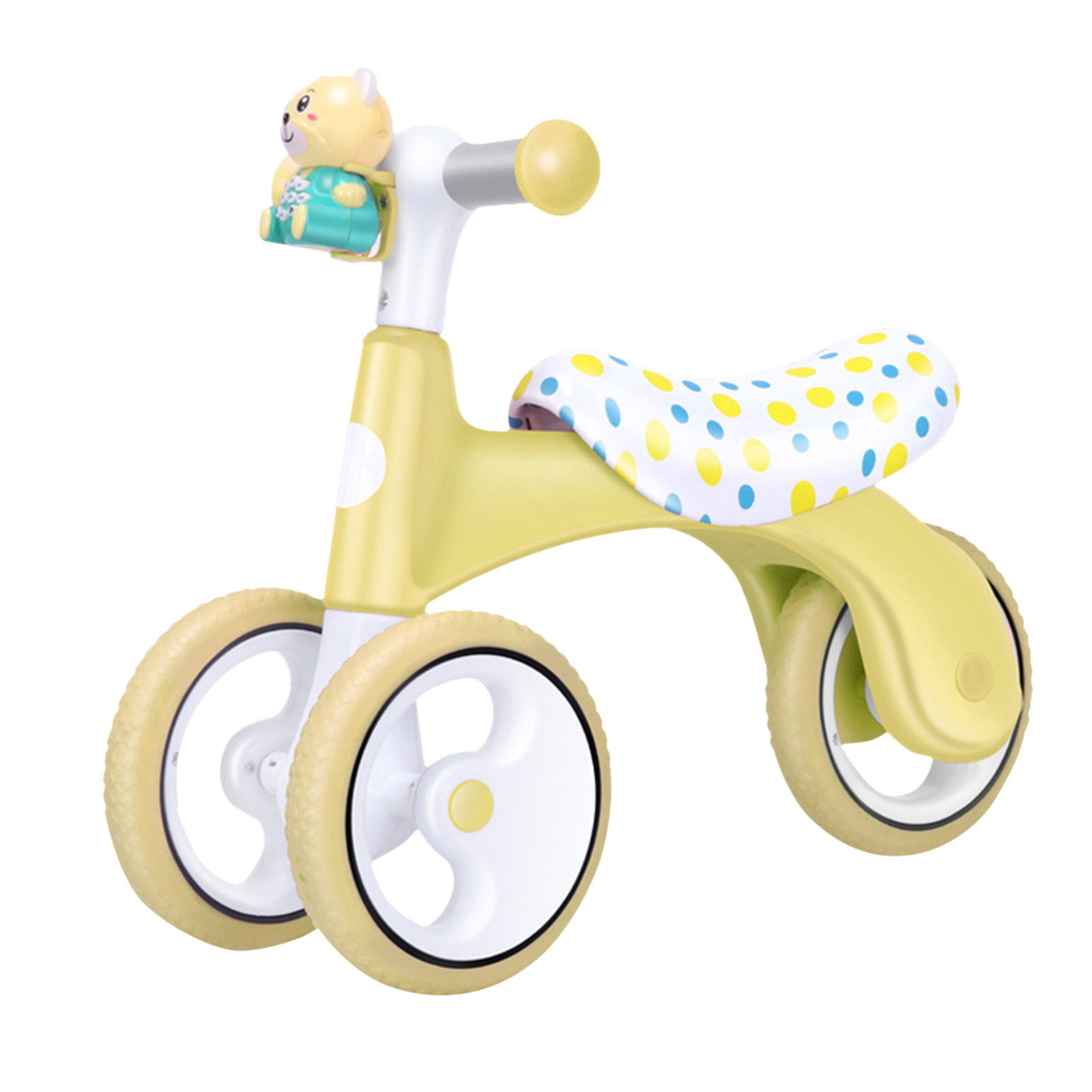 Bicicleta de equilibrio para bebé, andador de juguete con ruedas silenciosas, Scooter para bebé, coche de equilibrio, 3 colores