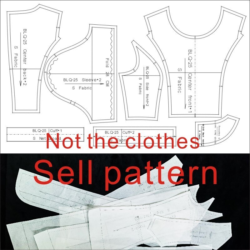 Jurken Naaien Patroon Template Snijden Tekening Kleding Diy ((Niet Selling Kleding)) BLQ-223