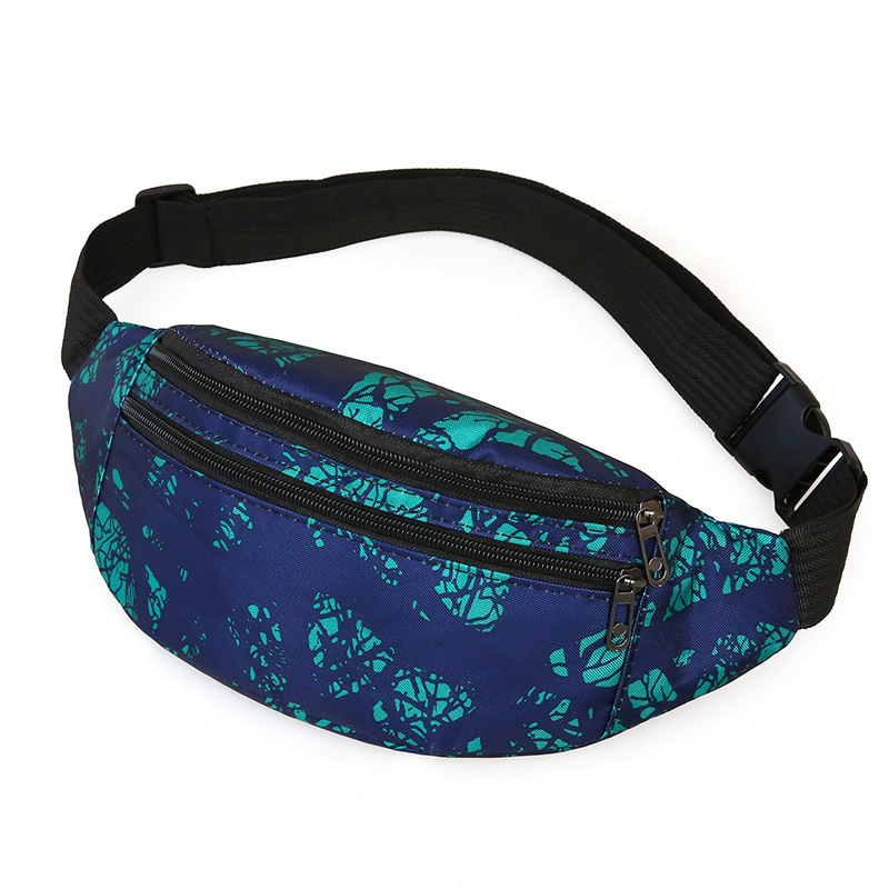 Riñonera holográfica para hombre y mujer, bolso de pecho a la , multifuncional, para teléfono: Green