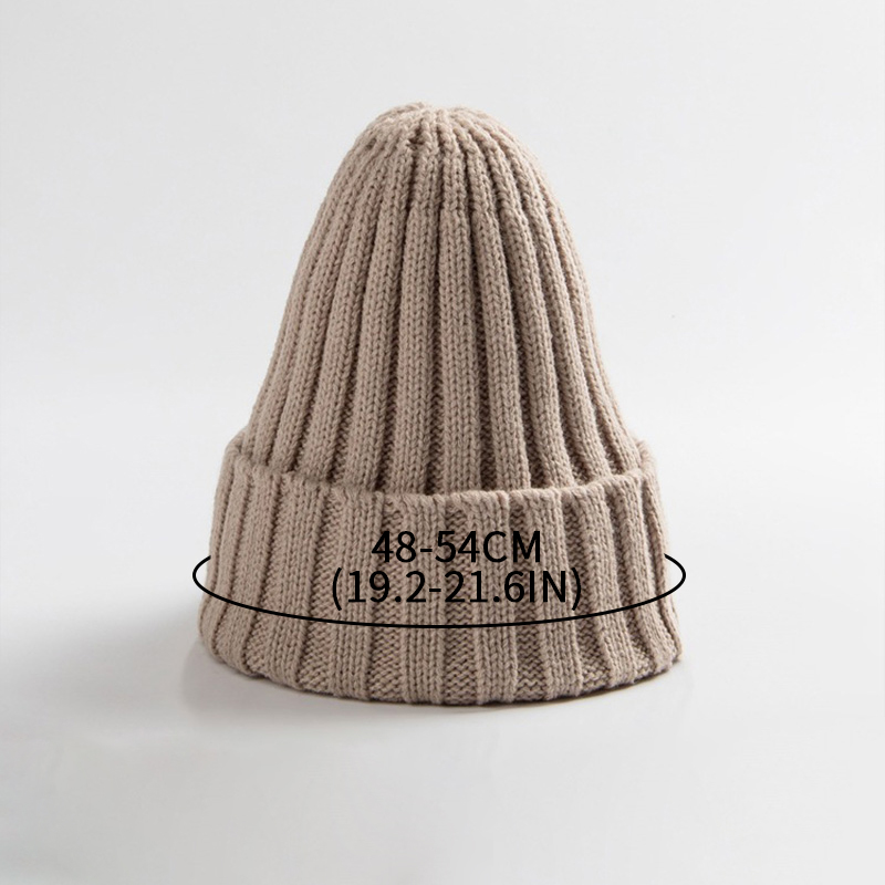 Stickad baby turban mössa varma ullkepsar mjuk mössa för barn flickor pojkar nyfödd elastisk småbarn spädbarn vinter huvudbonader