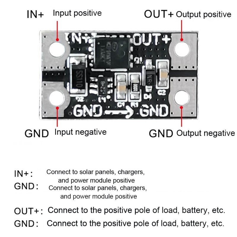 DG7512 75V 12A High Current Diode Solar Panel Battery Charging Anti-reflux Diode