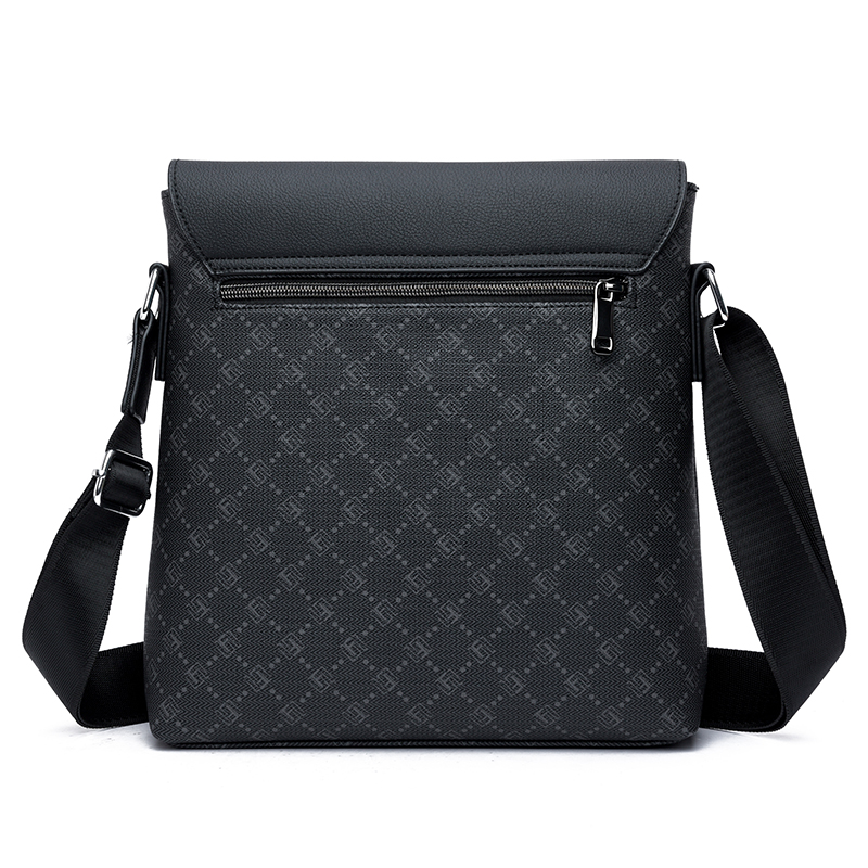 printed men's PU leather briefcase shoulder bags crossbody bags bolsos para hombre bag for man sling bag сумка