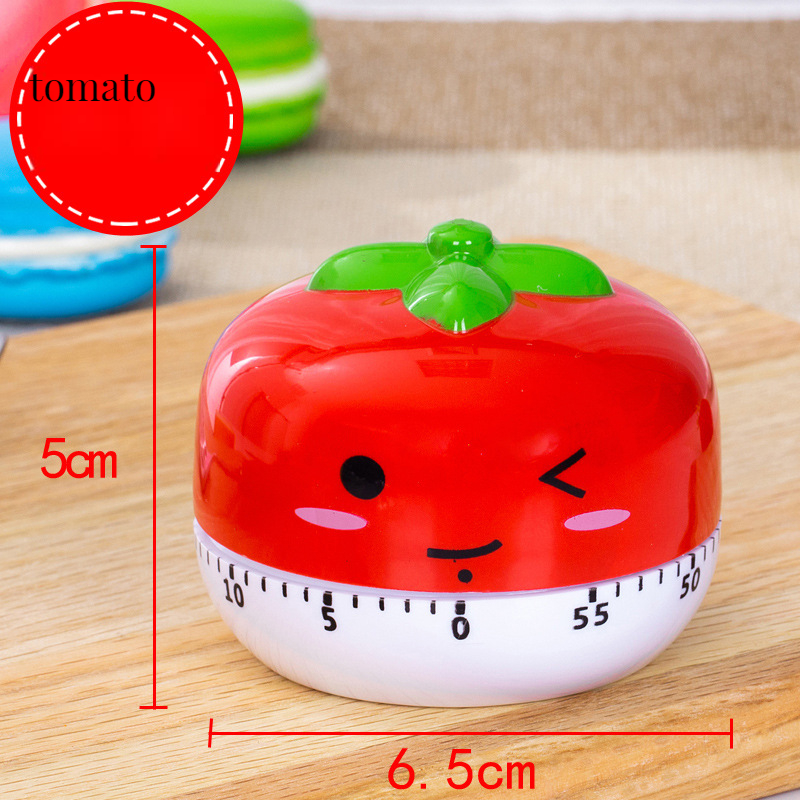 Mechanical Timer, Rotating Timer, Practical Desktop for Students To Learn Problem-Solving, Cooking, Yoga, Countdown Timer: Red
