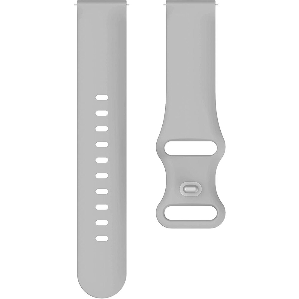 För oneplus klocka silikonarmband klockarmband one plus smartwatch sportband armband byt ut tillbehör armband klockarmband: Grå