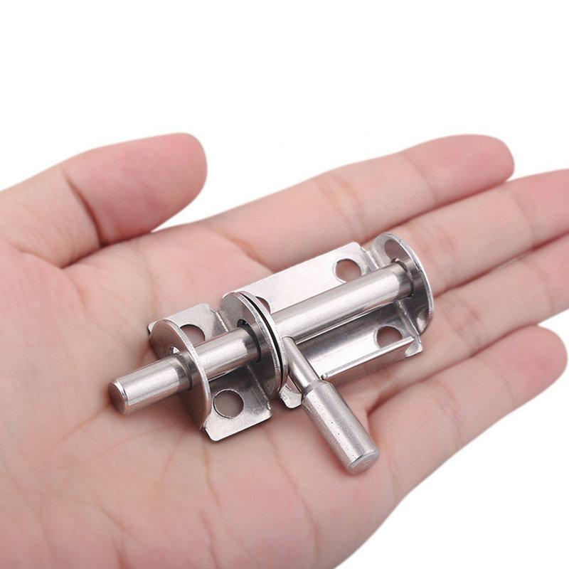 1Pc Slide Bolt Gate Klink Roestvrij Staal Barrel Bolt Gate Klink Deurslot Raam Klink Deur Bouten deur beveiliging klink