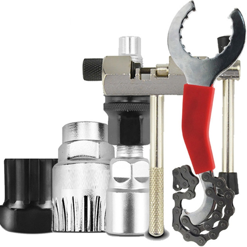 Fiets Reparatie Tool Kits Chain Cutter Beugel Vliegwiel Remover Crank Puller Wrench Mtb Racefietsen Onderhoud Gereedschap RR7257
