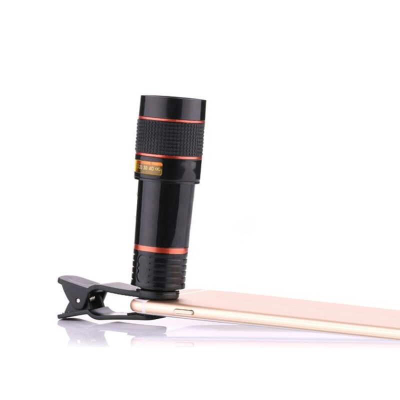 12X Zoom Telescope Lens Telephoto Mobile Phone Camera Len for iPhone Sumsung Pop Mobile Phone Lens