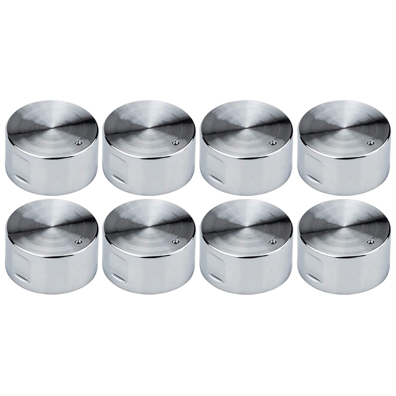 8 Stuks Metalen Gasfornuis Knoppen 6Mm Universele Fornuis Regelbereik Oven Knoppen Kookplaat Brander Knop Gas Kookplaat Schakelaar: Default Title