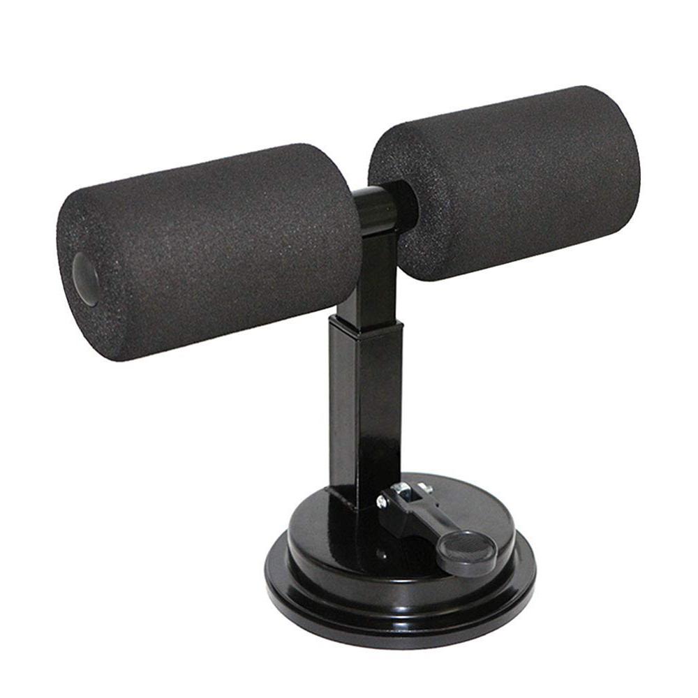 Treinamento muscular sentar-se barras suporte abdominal núcleo fitness sentar-se barra antiderrapante fundo seguro esponja design acolchoado situp assist bar: Black