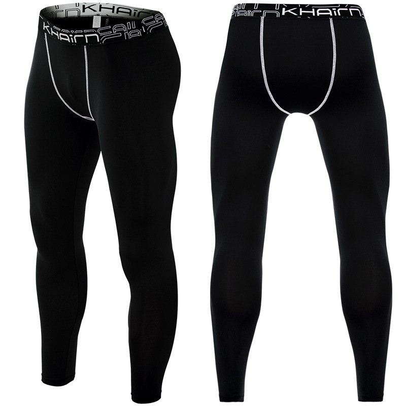 Ropa deportiva para hombre, mallas para correr, secado rápido, entrenamiento, pantalones de compresión para hombre, pantalones largos, Joggings ajustados para gimnasio