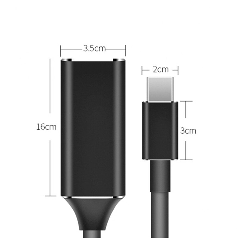 Typ-C Zu HDMI HD TV Adapter Konverter USB-C 4k Adapter Für PC Laptop Tablette Telefon Stecker Und spielen Stabile Signal Übertragung
