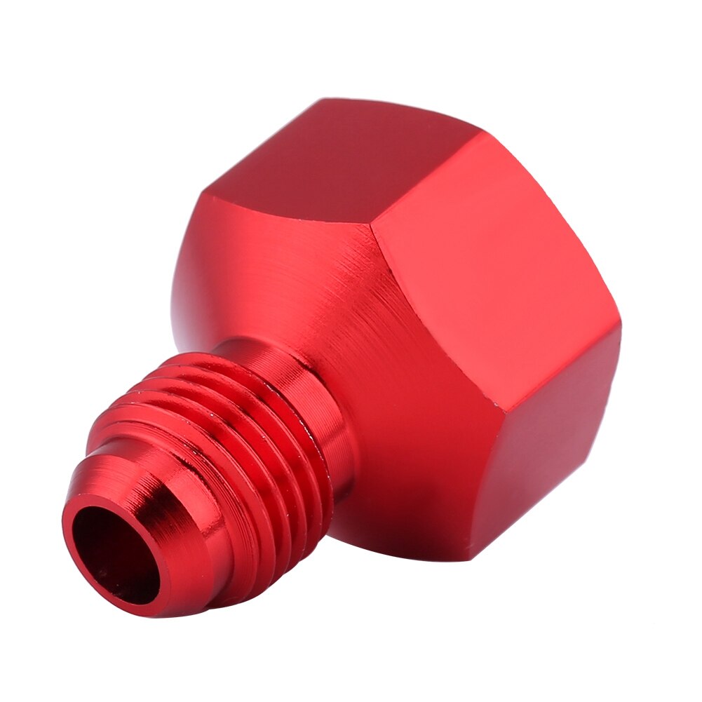 Vrouwelijke AN10 Om AN6 Mannelijke Expander Reducer Druk Adapter Slang Aluminiumlegering Fitting Straight: Red