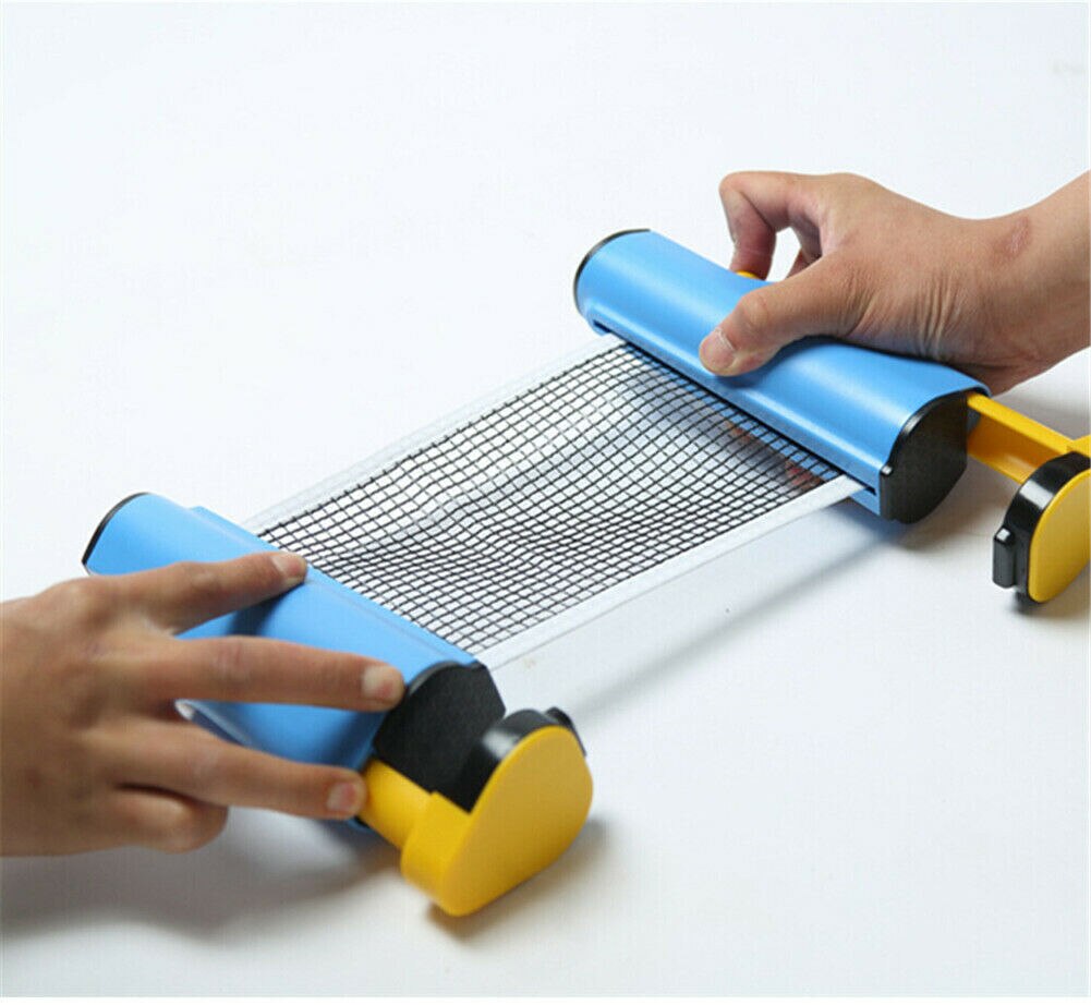 Table Tennis Net Portable Retractable Ping Pong Post Net Rack For Any Table