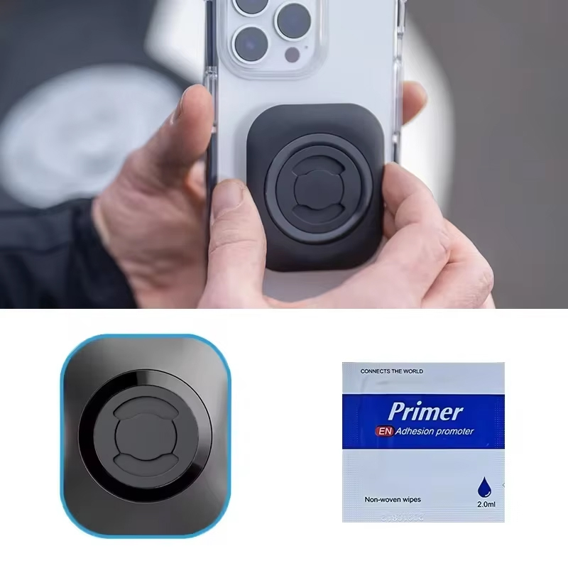 Adapter do telefonu Klej do interfejsu do motocykla Samochód Rower Podłącz telefon komórkowy Uniwersalne naklejki do montażu Magnetyczna tylna folia
