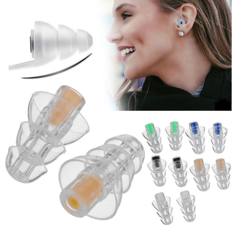 Ear Plugs Noise Reduction Sleep Silicone Hearing Protection High Fidelity 27db Noise Cancelling