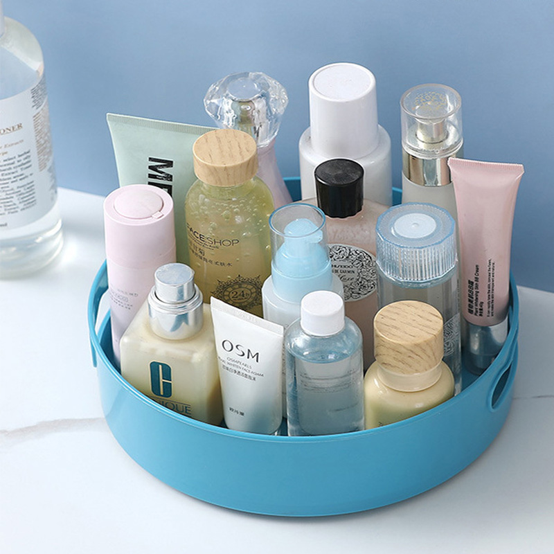 360 Roterende Lade Draaitafel Keuken Opslag Containers Spice Snack Fruit Opslag Trays Badkamer Lade Organizer Anti-Slip