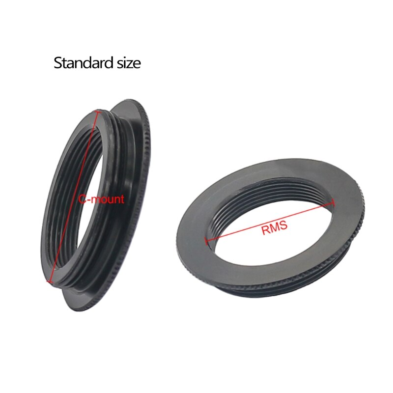 CS C-RMS Adapter Ring Objective Lens Adapter RMS to C CS Thread C-Mount for Industrial Camera M20 M25 Macro Photography