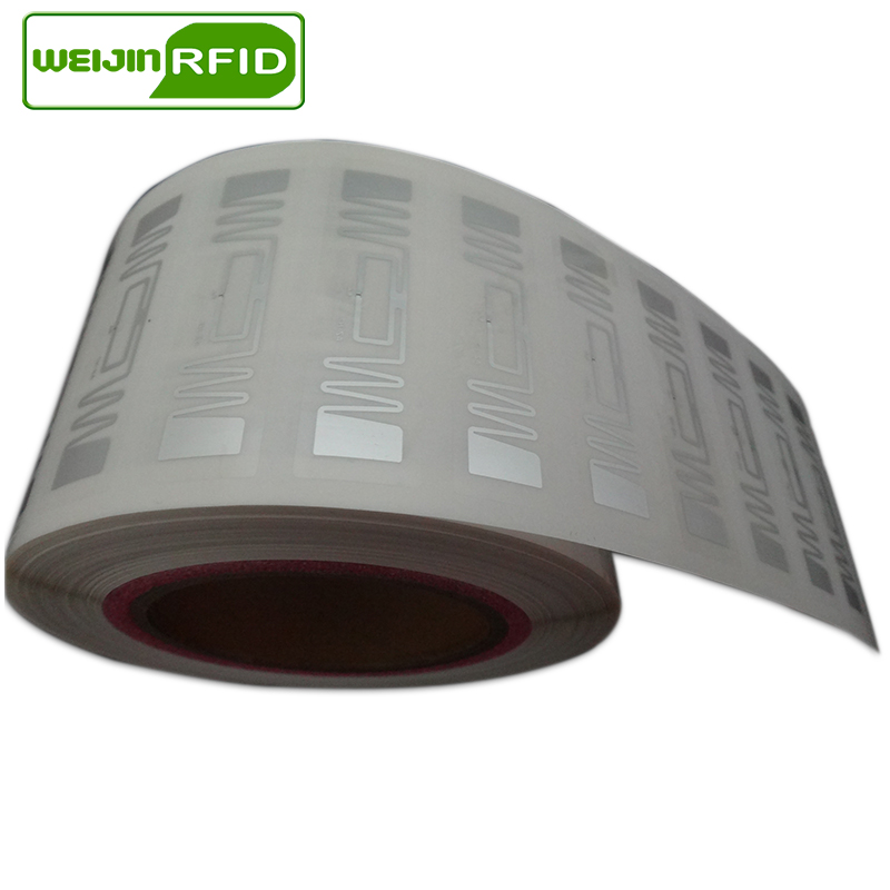 Sticker rfid uhf tag passivo tag impinj alien wet inlay 900 915m 868 860-960mhz VIKITEK EPC c1G2 6c self-adesivo etichetta RF circuito integrato