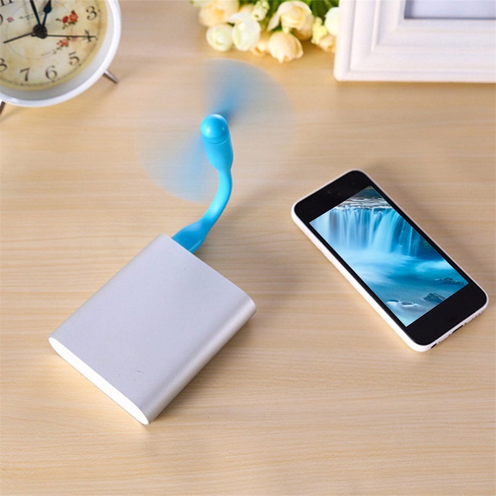 Summer Fan Cooling USB Gadgets Portable Mini 2 in 1 Mini Portable USB Fans Electric Air Cooler Fan