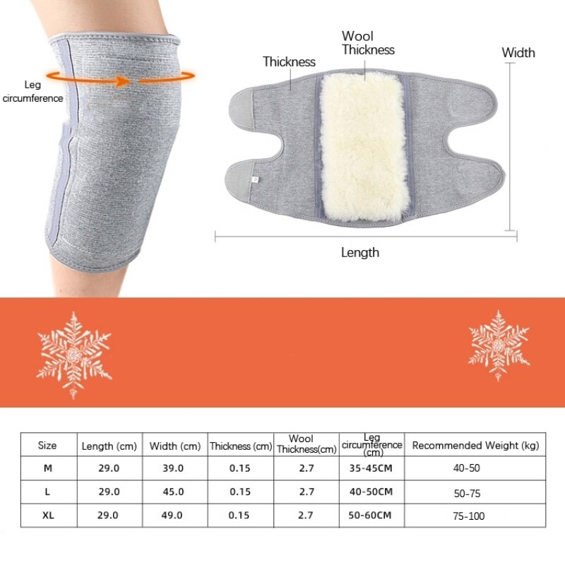 Équipement de protection du genou en laine, et épais, Anti-vent froid, équipement d'équitation