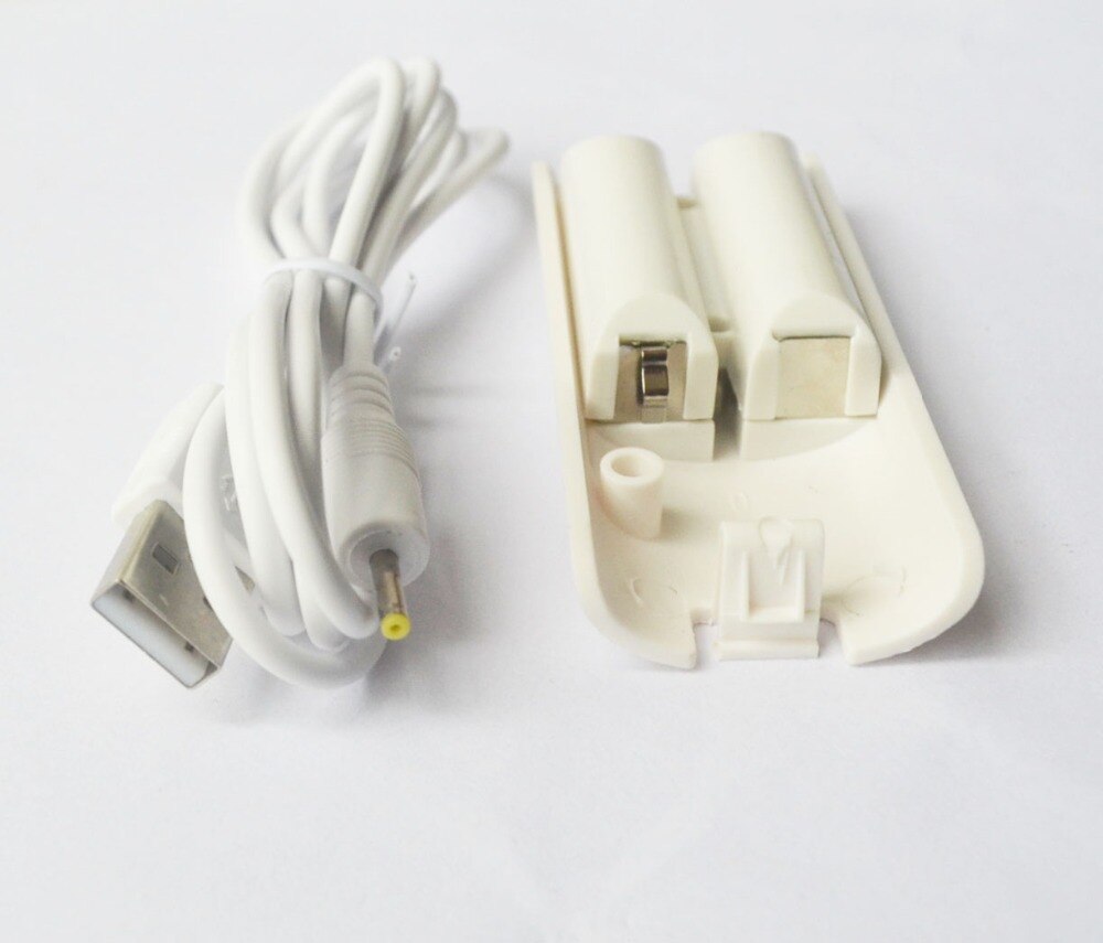 Voor Wii Game accessoires 3600 mAh Oplaadbare Batterij + Oplaadkabel voor Nintend Wii Afstandsbediening Witte Kleur