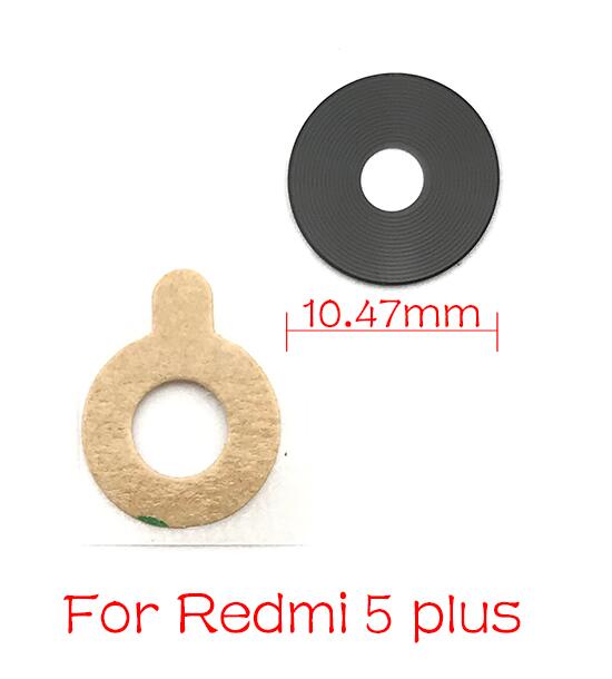 2Pcs/Lot, Rear Back Camera Glass Lens Cover with Ahesive Sticker For Xiaomi Redmi Note 7 6 5 5A 6A 7A Pro Plus S2 9 10: Redmi 5 Plus