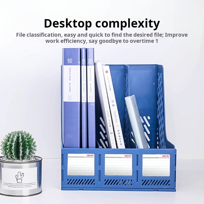 Large-Capacity Storage Document Information Contract Classification Desktop File Rack Office Storage Rack
