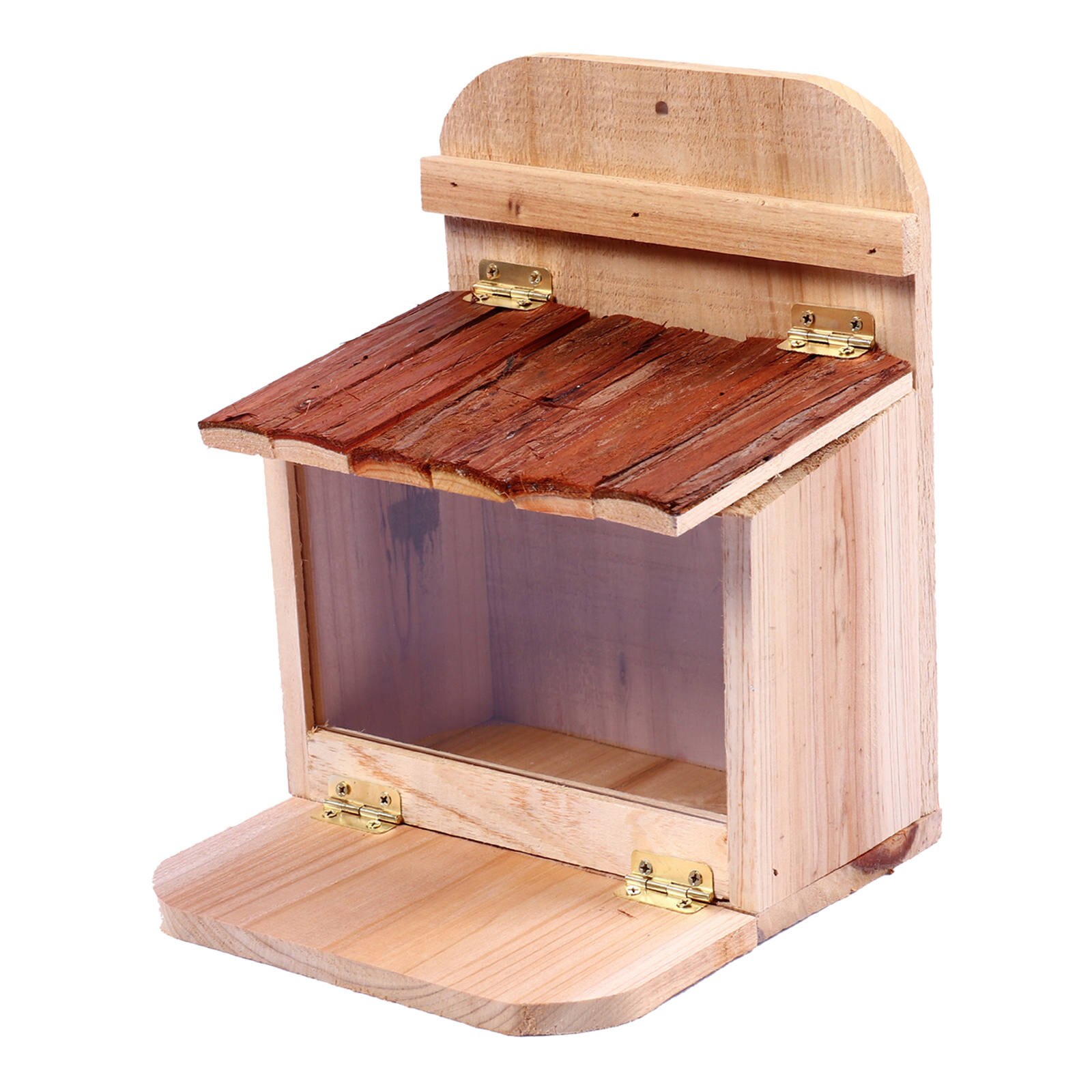 Wooden Squirrel Feeders for Outside Squirrel Feeding House for Outdoors Yard