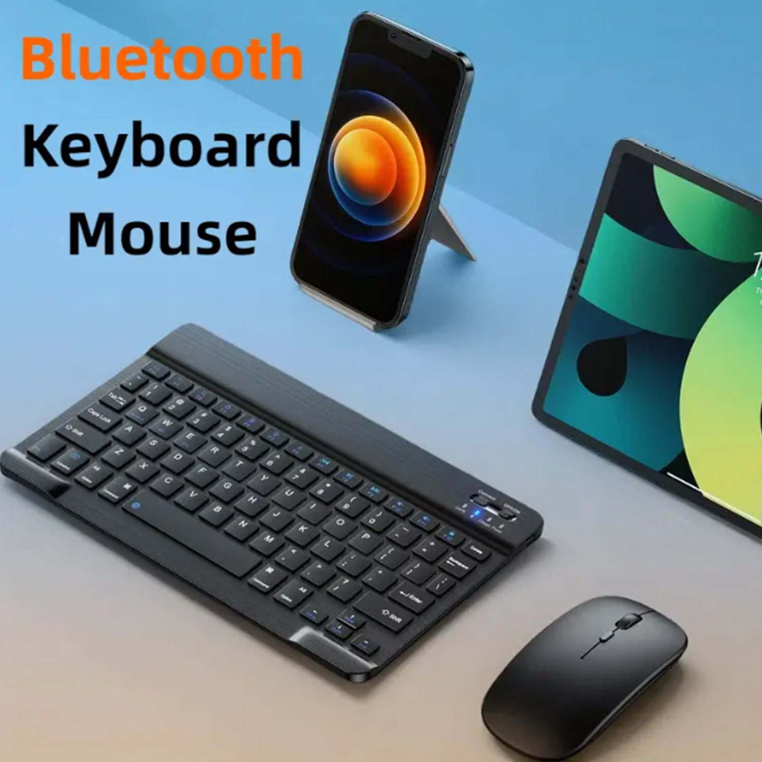 Drahtlose Bluetooth Tastatur für Android IOS Windows Slim Tragbare Universal Bluetooth-kompatibel Tastatur Für iPad Tablet Telefon
